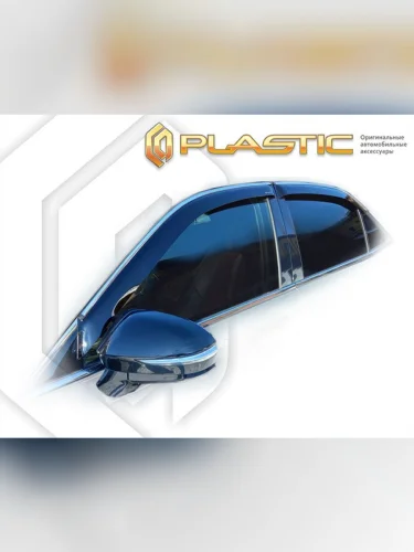 Ветровики дверей Classic полупрозрачный Toyota Crown Royal Saloon 2012-2015