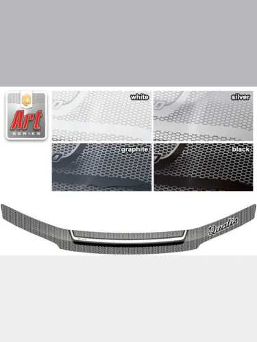 Дефлектор капота Серия Art черная Toyota Mark-2 Qualis 1997-2002