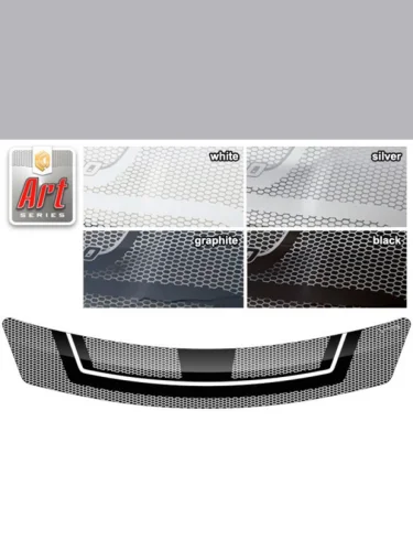 Дефлектор капота Серия Art черная Toyota Passo  2010-2016