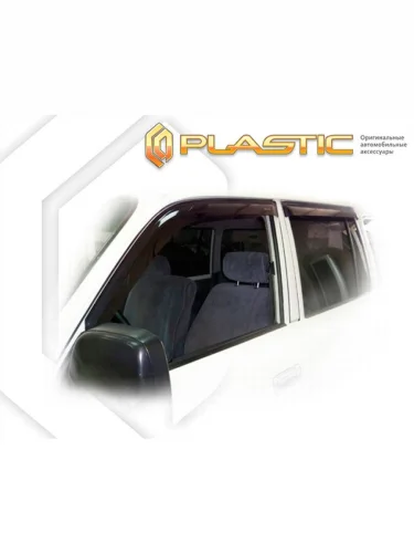 Ветровики дверей Classic полупрозрачный Toyota Land Cruiser 80 1989-1998