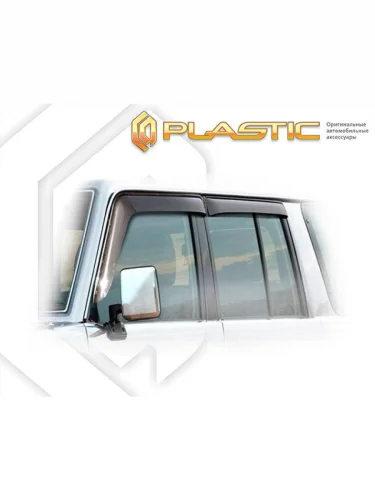 Ветровики дверей Classic полупрозрачный Toyota Land Cruiser  1992