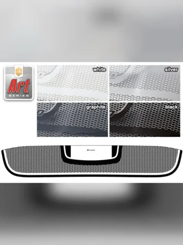 Ветровик люка (88 см.) Серия Art белая Mitsubishi Outlander  2001-2007