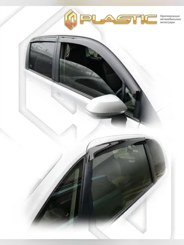 Ветровики дверей Classic полупрозрачный Toyota Porte хэтчбек 3 дв., II поколение 2012-2020
