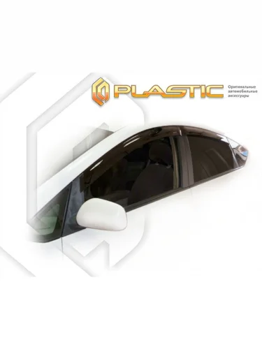 Ветровики дверей Classic полупрозрачный Toyota Prius Левый руль 2003-2009