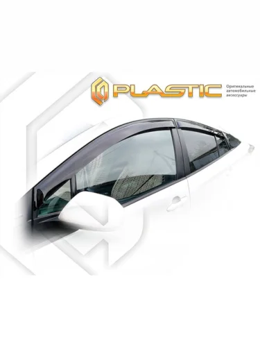 Ветровики дверей Classic полупрозрачный Toyota Prius  2015–н.в.