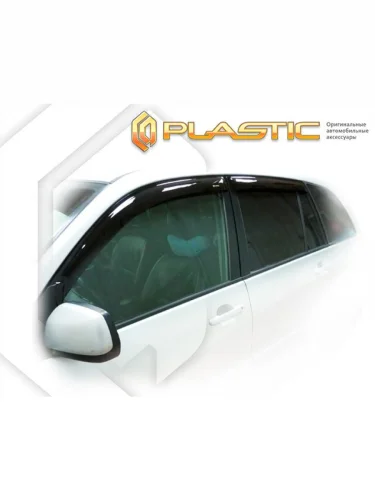 Ветровики дверей Classic полупрозрачный Toyota Rav4  2000-2005