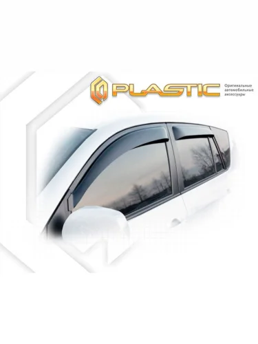 Ветровики дверей Classic полупрозрачный Toyota Rav4 Long 2006-2008