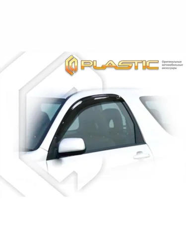 Ветровики дверей Classic полупрозрачный Toyota Rav4 3-door 2000-2005 