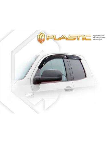 Ветровики дверей Classic полупрозрачный Toyota Tundra Double Cab 2007-2013