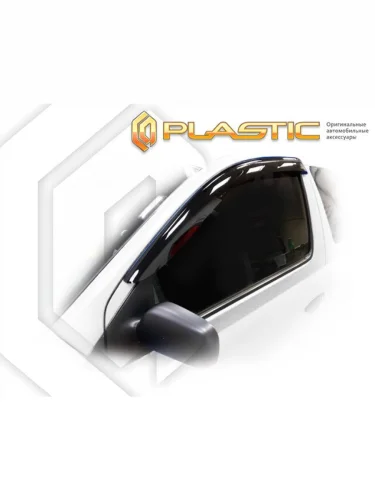 Ветровики дверей Classic полупрозрачный Toyota Vitz 3 door 1999-2005 