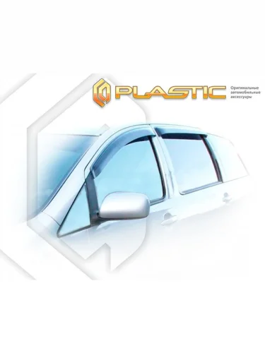 Ветровики дверей Classic полупрозрачный Toyota Wish  2005-2008