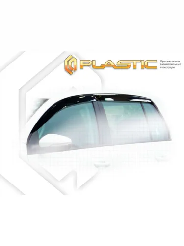 Ветровики дверей Classic полупрозрачный Volkswagen Golf VI 2009–2012