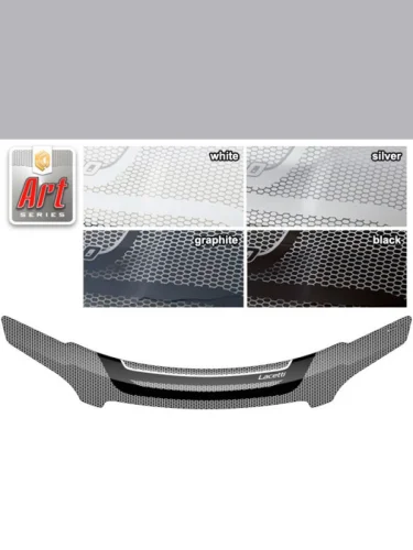 Дефлектор капота Серия Art графит Chevrolet Lacetti седан 2004–н.в.