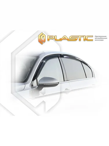 Ветровики дверей Classic полупрозрачный Volkswagen Passat VIII поколение, VIII поколение рестайлинг, седан 2014–н.в.