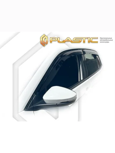 Ветровики дверей Classic полупрозрачный Volkswagen T-Cross I поколение, I поколение рест., джип/suv 5 дв. 2018 - н.в.