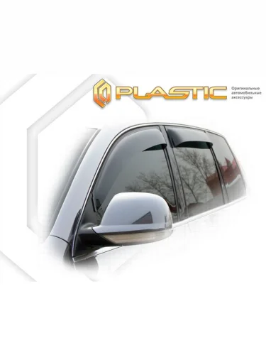 Ветровики дверей Classic полупрозрачный Volkswagen Touareg  2007-2009