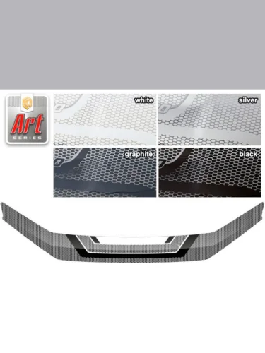 Дефлектор капота Серия Art графит Haval F7  2019-н.в.