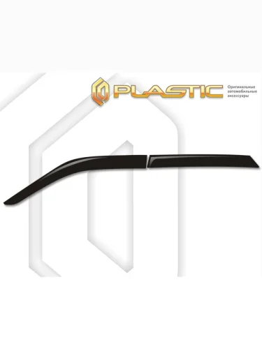 Ветровики дверей Classic полупрозрачный ВАЗ Lada Priora хэтчбэк 2007