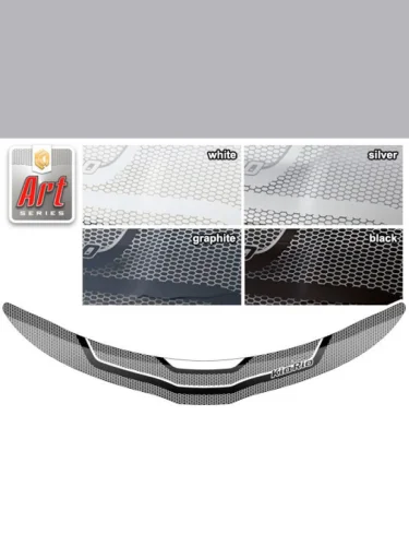 Дефлектор капота Серия Art графит Kia Rio хечбек 2011–2015