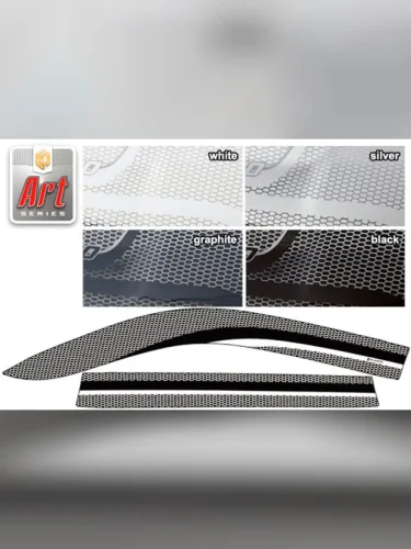 Ветровики дверей Серия Art графит Lexus GX 460  2010–2013