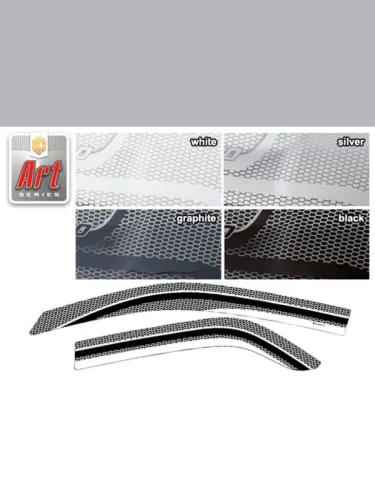 Ветровики дверей Серия Art графит Lexus RX  1997-2002