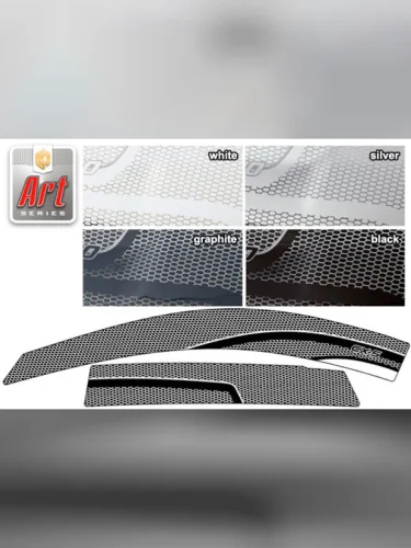 Ветровики дверей Серия Art графит Mazda CX-5  2012–2017
