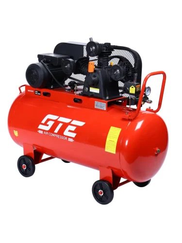 Компрессор пневматический 220В 3.0кВт 8атм. 400лмин. ресивер-200л поршневой ременной GTE