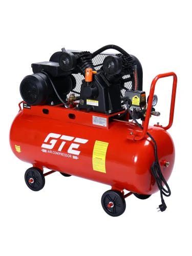 Компрессор пневматический 220В 2.2кВт 8атм. 300лмин. ресивер-100л поршневой ременной GTE