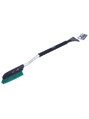 Щетка со скребком 90см черно-бирюзовая AVS