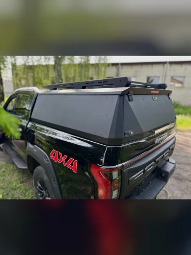 Кунг (алюминий Premium Black) 2мм Foton Tunland V7 2.0 Diesel АКПП 4WD 2024