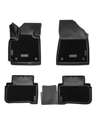 Комплект комбинированных ковриков в салон Norplast Unidec (черный) Changan UNI-S 1 (2024-2025)