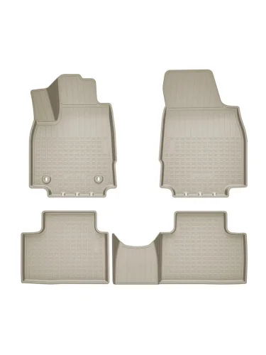 Комплект ковриков в салон Norplast Unidec (бежевый) MG 3 3 ZP22 хэтчбэк 5 дв. (2024-2025)
