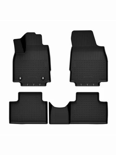 Комплект ковриков в салон Norplast Unidec (черный) MG 3 3 ZP22 хэтчбэк 5 дв. (2024-2025)