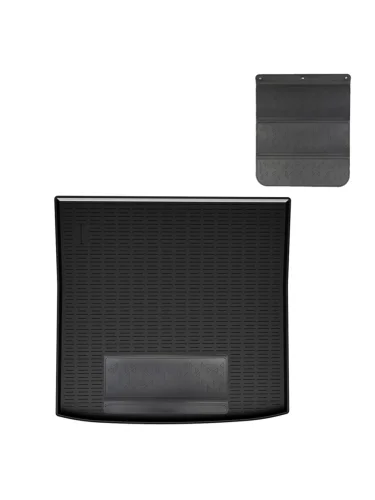 Коврик багажника (полиуретан) Norplast Unidec (черный с полиуретановым фартуком) Peugeot 5008 P67 (2024-2025)