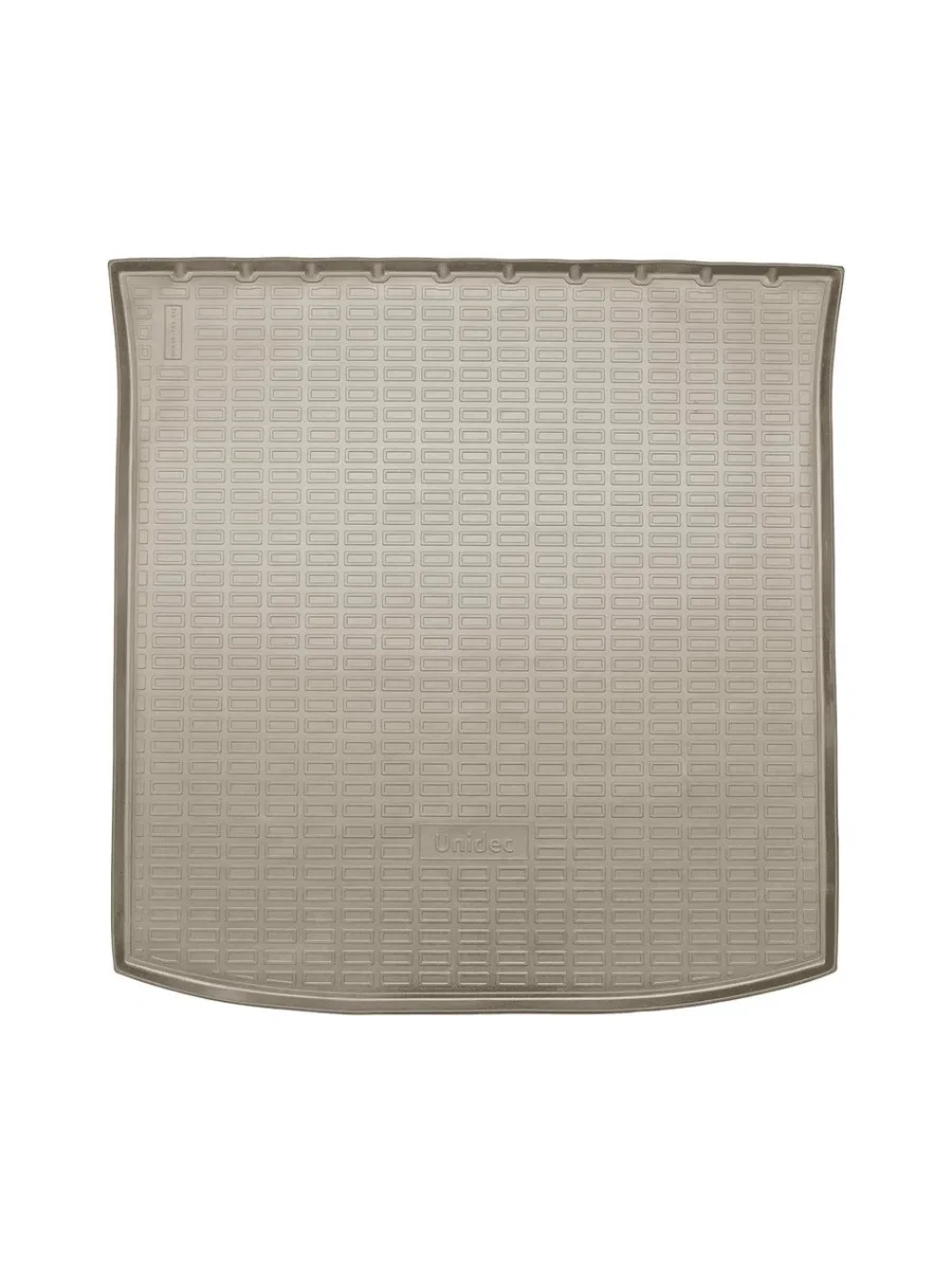 Коврик багажника (полиуретан, 5 мест) Norplast Unidec SSANGYONG Rexton Y400 дорестайлинг (2017-2020) (бежевый)  с доставкой в г. Пермь