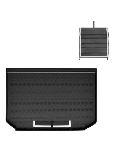 Коврик багажника (полиуретан, Hybrid, Edition One) Norplast Unidec (черный с текстильным фартуком) Tank 700 (2024-2025)