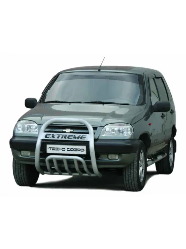 Передок (низ с трубой с дополнительной защитой двигателя) Техно Сфера Лада ВАЗ 2123 (Нива Шевроле) 1 рестайлинг (2009-2020)