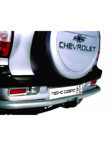 Защита заднего бампера (коромысло) Техно Сфера Лада ВАЗ 2123 (Нива Шевроле) дорестайлинг (2002-2008)