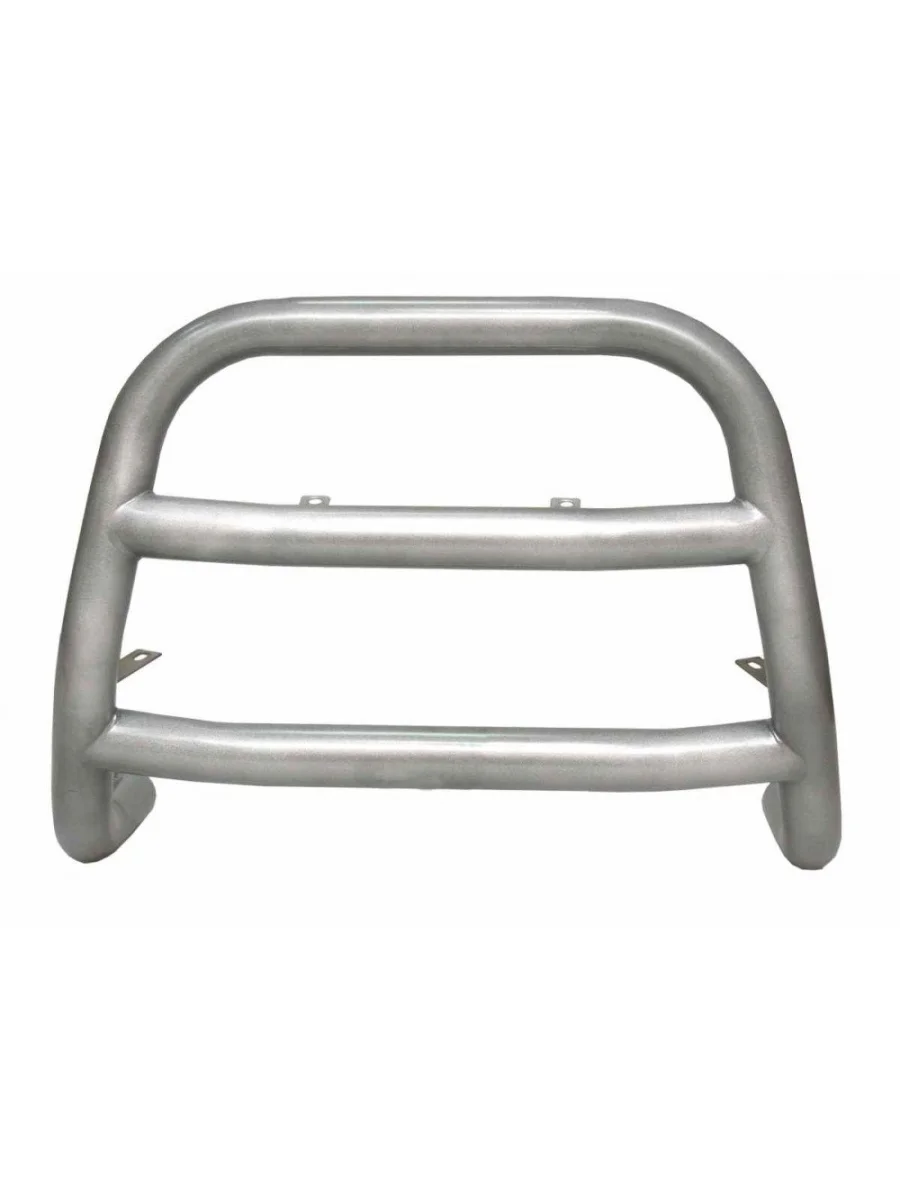 Передок (высокий с 2 перемычками) (d63.5) Техно Сфера Chevrolet Niva 2123 рестайлинг (2009-2020) (Черный матовый)  в Самаре Самарской области