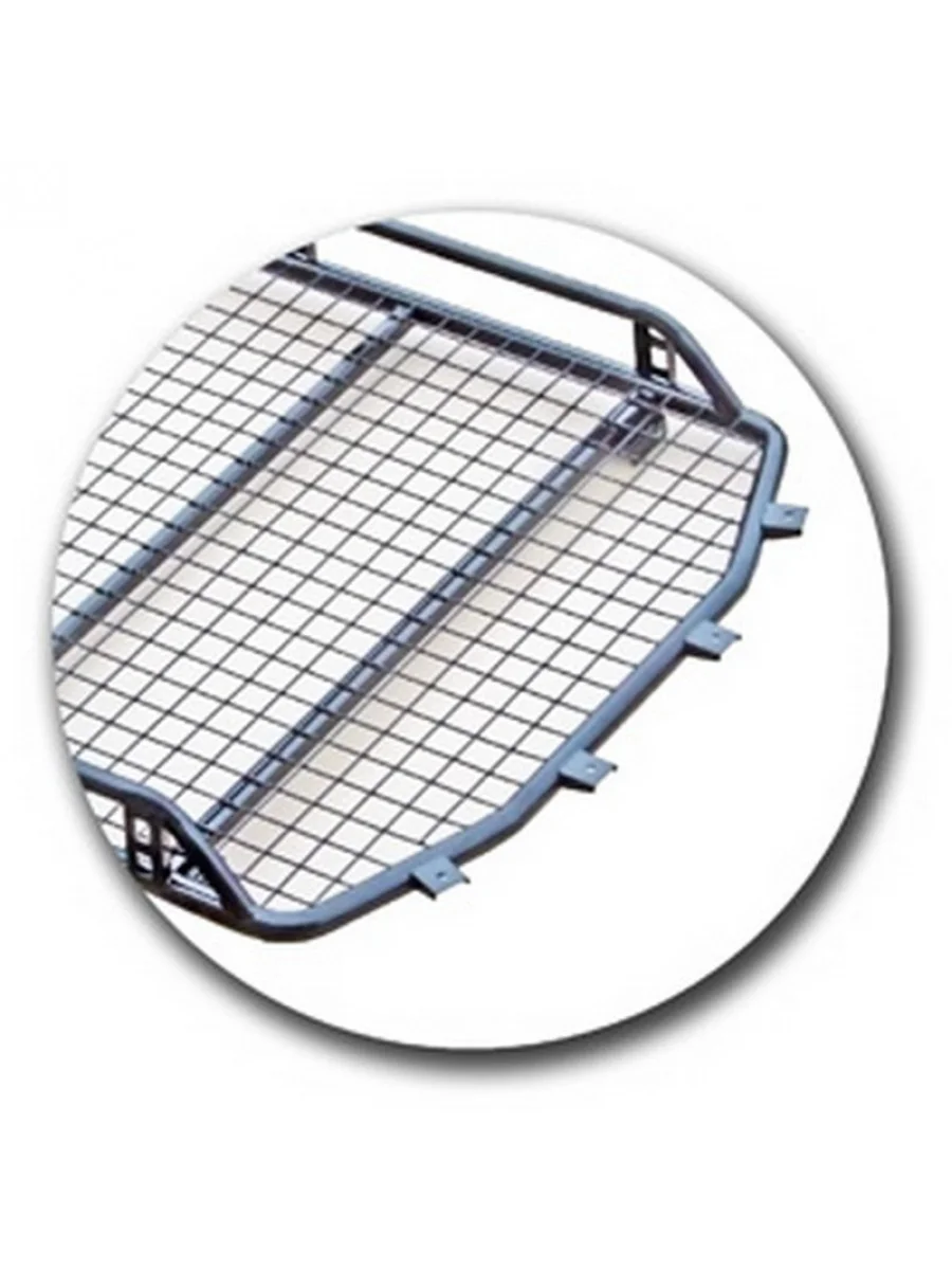 Багажник Трофи с сеткой без поперечен Техно Сфера Лада ВАЗ Нива 4х4 2121 3 дв. дорестайлинг (1977-2019) (черный)  в Керчи Республика Крым