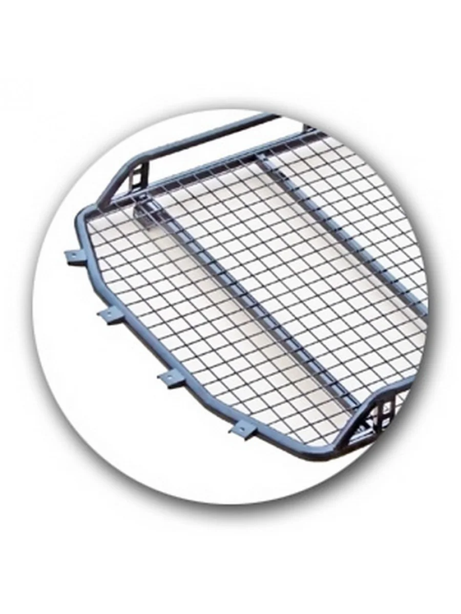 Багажник Трофи с сеткой без поперечен Техно Сфера Лада ВАЗ 2123 (Нива Шевроле) дорестайлинг (2002-2008) (черный)  с доставкой в г. Керчь