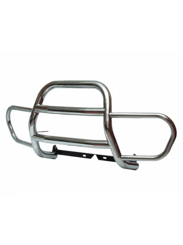 Защита переднего бампера (с ушами) (d63.5) Техно Сфера (нержавейка) Лада ВАЗ 2123 (Нива Шевроле) дорестайлинг (2002-2008)