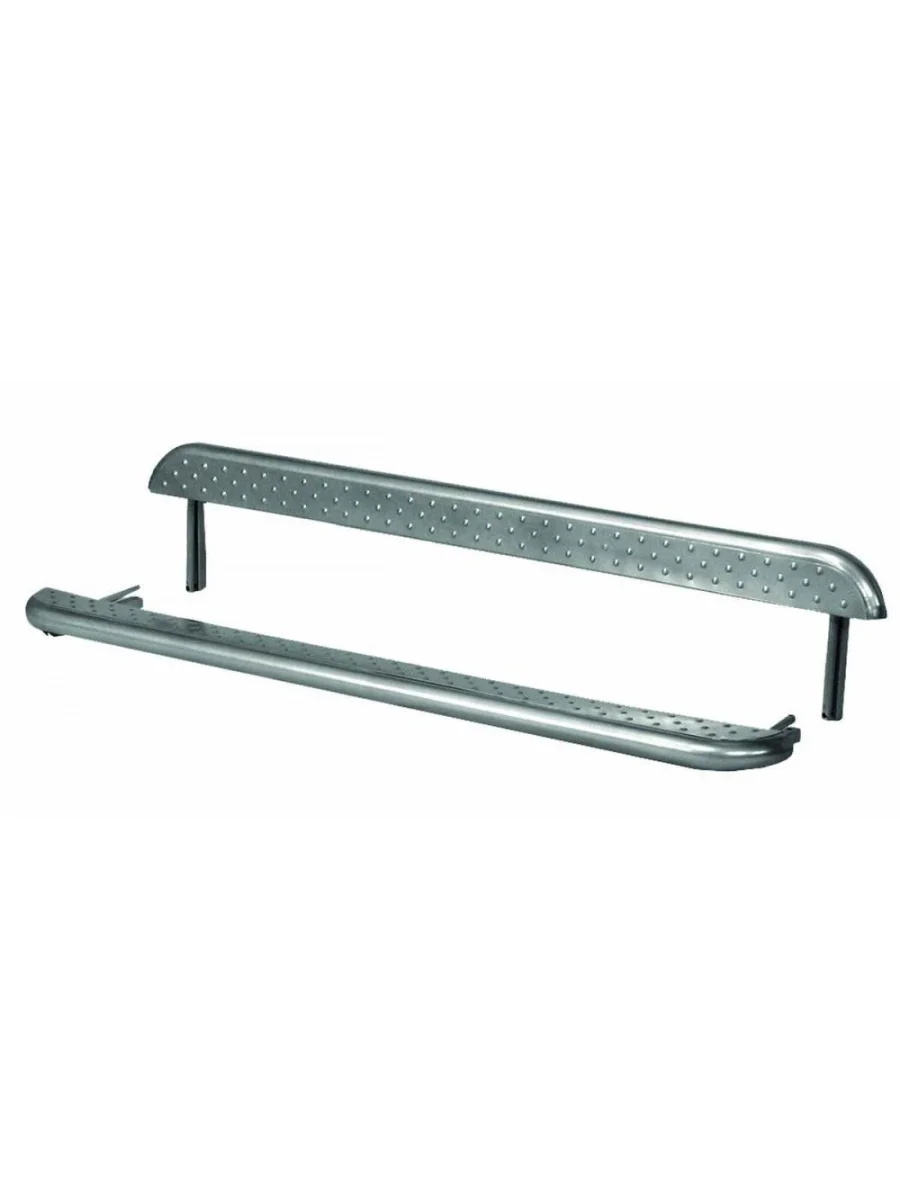 Пороги с алюминиевым листом Техно Сфера Лада ВАЗ нива 4х4 2131 5 дв. дорестайлинг (1993-2019) (Черный матовый)  в Самаре Самарской области