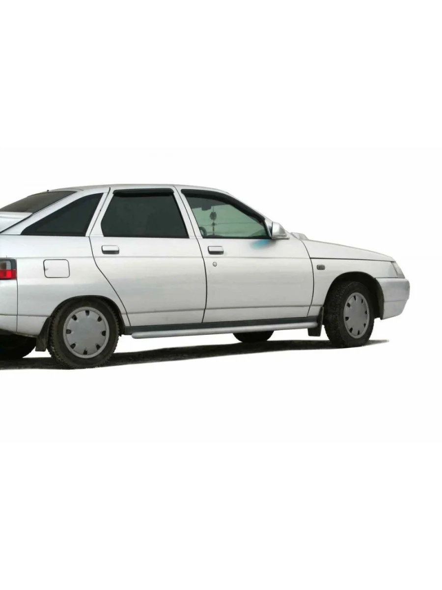 Пороги Техно Сфера Лада ВАЗ 2110 седан (1995-2007) (Черные матовые)  в Самаре Самарской области