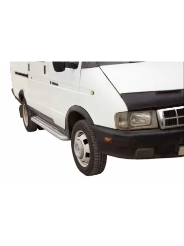  Защита порогов (левая сторона) Техно Сфера ГАЗ Баргузин 2217 автобус 1-ый рестайлинг (2003-2010)