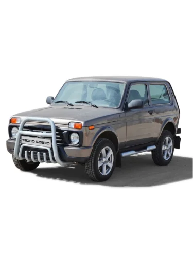 Защита переднего бампера (верх с трубой) (d63.5) Техно Сфера Лада ВАЗ нива 4х4 2131 Урбан 3 дв. дорестайлинг (2014-2019)