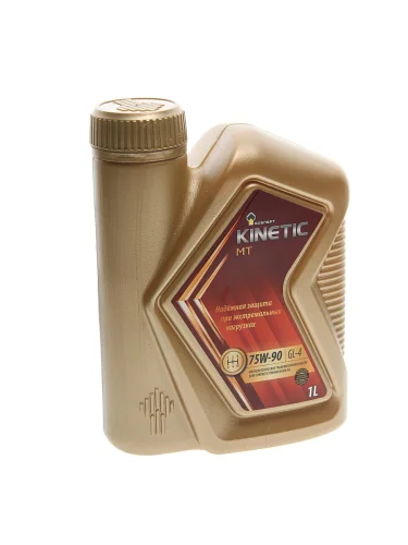 Масло трансмиссионное KINETIC MT GL-4 75W90 псинт.1л РОСНЕФТЬ