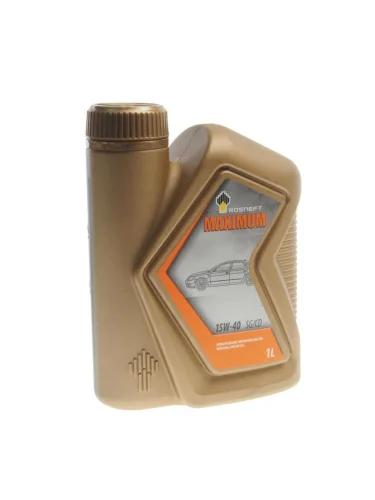 Масло моторное РОСНЕФТЬ MAXIMUM 15W40 SGCD мин.1л