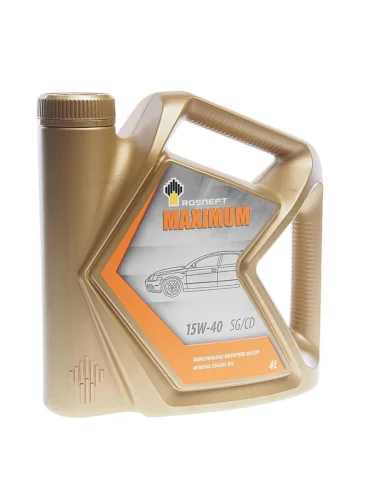 Масло моторное РОСНЕФТЬ MAXIMUM 15W40 SGCD мин.4л
