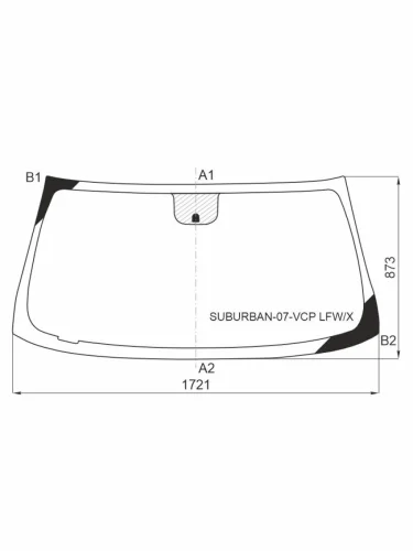 Стекло лобовое Chevrolet Tahoe 06-14  Cadillac Escalade 06-15